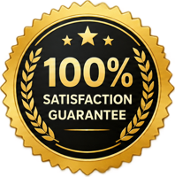 100% satisfaction guarantee